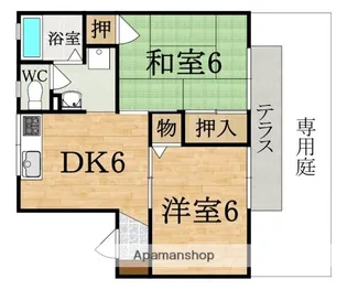 エスポワール【1階】の間取り