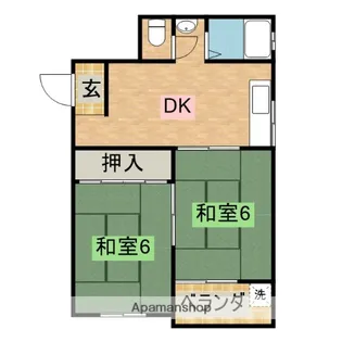 メゾン大戸【101号室】の間取り