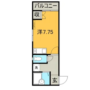 メゾン学園Ⅱ【105号室】の間取り