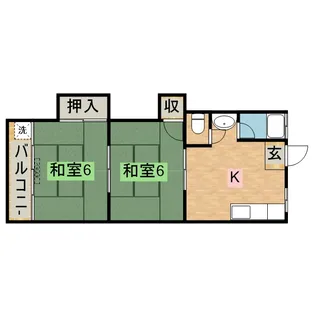 ニューコーポ紀宝【1階】の間取り