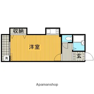 エバーグリーンB棟【1階】の間取り