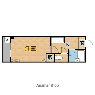 ハイツ・イーストサイド【203号室】の間取り