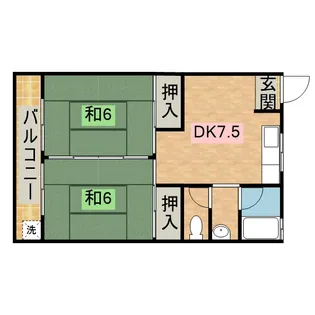 メゾン学園【103号室】の間取り