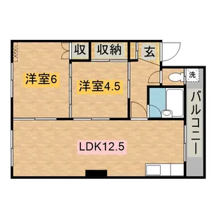 あゆかマンション【201号室】の間取り