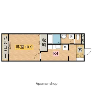オーキッドエステイトⅢ号棟【2階】の間取り