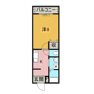KIハイツ【103号室】の間取り