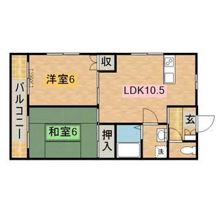 KIハイツ【201号室】の間取り