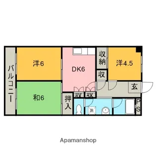 シーダーズハイツ【11階】の間取り
