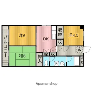 シーダーズハイツ【12階】の間取り