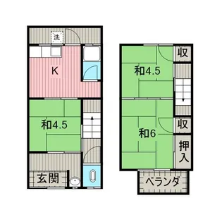 マンション沢田【4号室】の間取り