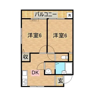 和歌山県西牟婁郡白浜町【アパート】の間取り