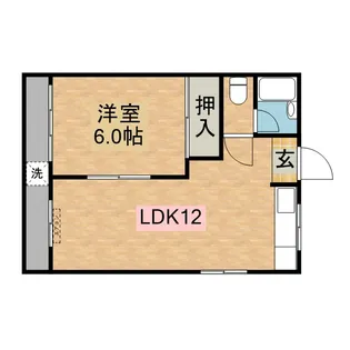 コーポ五月【1階】の間取り