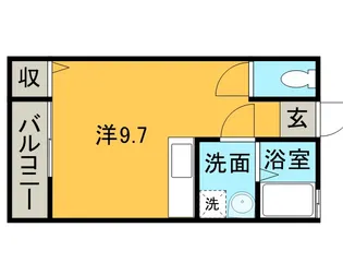 和歌山県西牟婁郡白浜町【アパート】の間取り