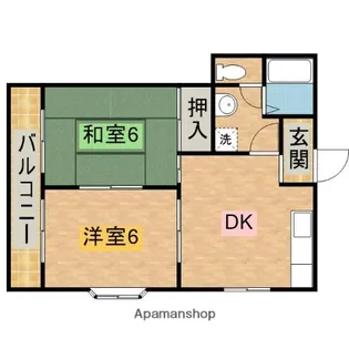 マンションメイト【201号室】の間取り