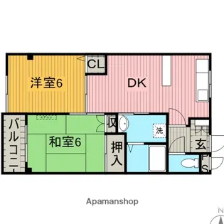 第2東陽マンション【102号室】の間取り