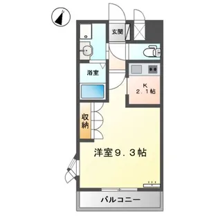 ARIA【206号室】の間取り
