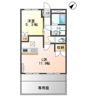 ほほえみハイツ【106号室】の間取り