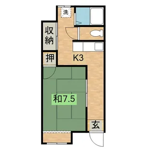 和歌山県西牟婁郡白浜町【マンション】の間取り