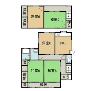 和歌山県西牟婁郡白浜町堅田【一戸建】の間取り