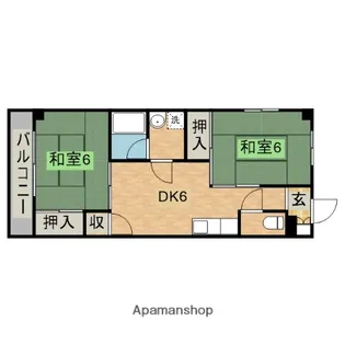 ロイヤルマンション【301号室】の間取り