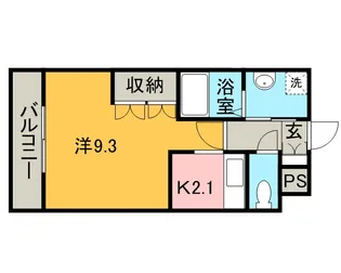 ARIA【101号室】の間取り