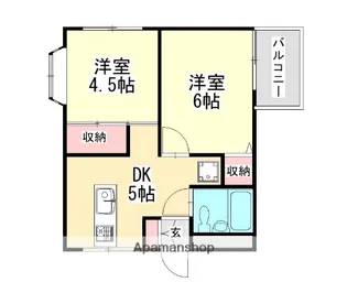 サンメゾン橋本五番館【11211号室】の間取り