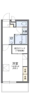 レオパレス打田【206号室】の間取り