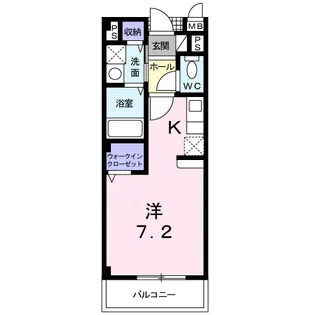 ヒルズ グランデ【103号室】の間取り
