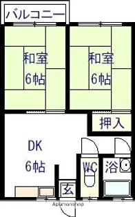 地村第二ビル【304号室】の間取り