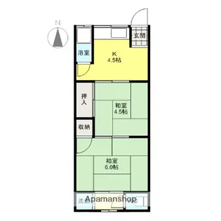ベルハイムA【88号室】の間取り