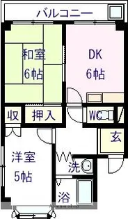 メゾンフルーレ【301号室】の間取り
