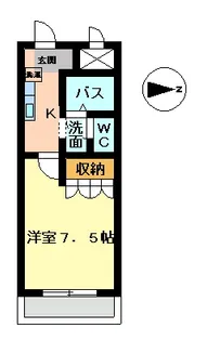 サンオーク【101号室】の間取り