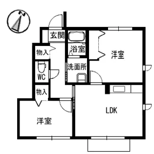 メゾン・ド・ファミーユ【1階】の間取り