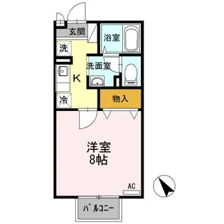 コーポラス吉村【2階】の間取り
