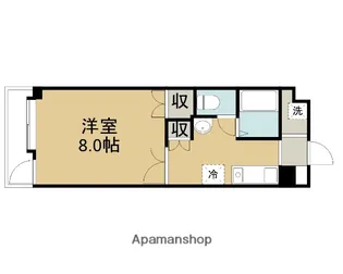 スカイマンション永楽【1107号室】の間取り