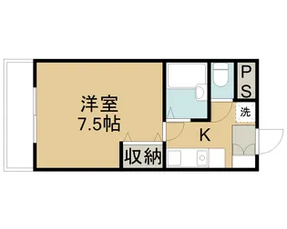 ブルーロジンジュ【207号室】の間取り