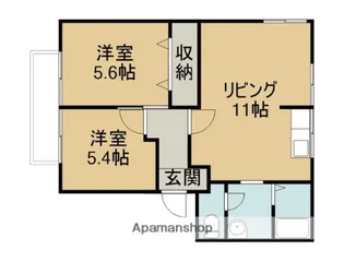 マグノーリアA B【2階】の間取り