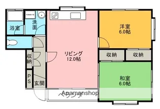 イースト・ハイツ【201号室】の間取り