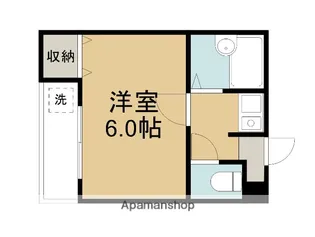 エクス・アン【2E号室】の間取り