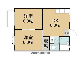 カーサ・パドゥレ【103号室】の間取り