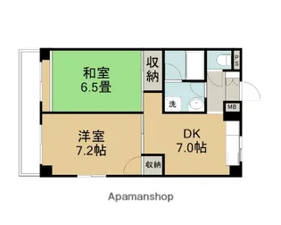 アドヴァンスK【2階】の間取り