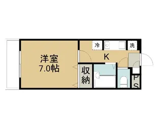 1Kの間取り画像