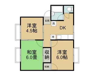 カーサ・ヴェルデ【205号室】の間取り