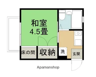 グランツ・コザワ【203号室】の間取り
