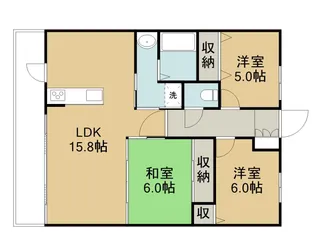 サーパス明徳通り【305号室】の間取り