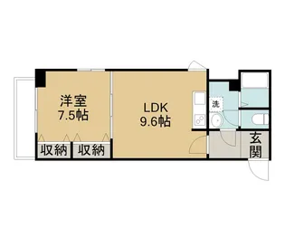 免震 メイヤーズ西町【201号室】の間取り