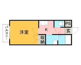 フリークスC【1階】の間取り