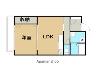 ブルーナ田園【103号室】の間取り