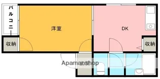 メゾンドビビ【1階】の間取り
