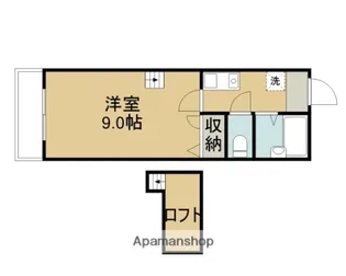 モンシャトー雲山【2階】の間取り